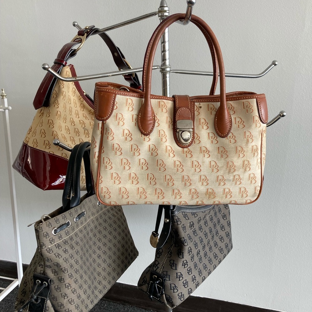 Four vintage and dooney and Burke purses